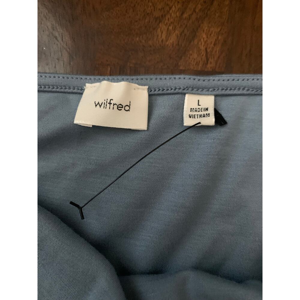Aritzia Wilfred Relish Light Blue Dress Size Large - Picture 7 of 8